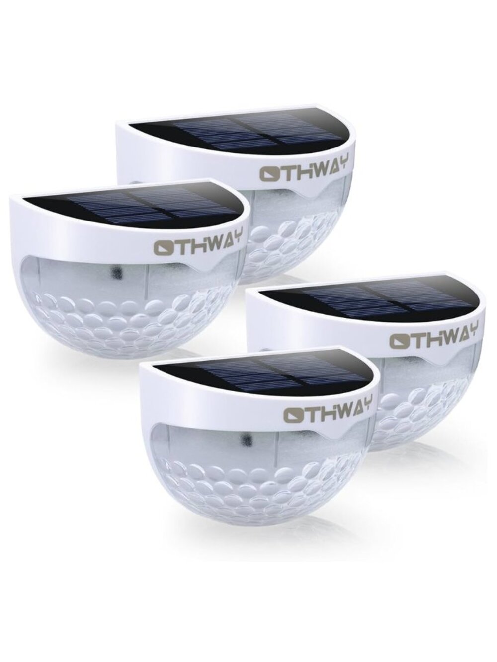 💯 OTHWAY Solar Fence Wall Mount Decorative/Security Lighting - Set of 4 💯